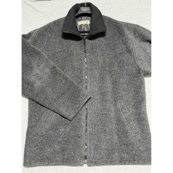 Peruvian Link Other - Peruvian Link Alpaca Collection Mens XXL Charcoal Gray Full Zip Jacket Made Peru